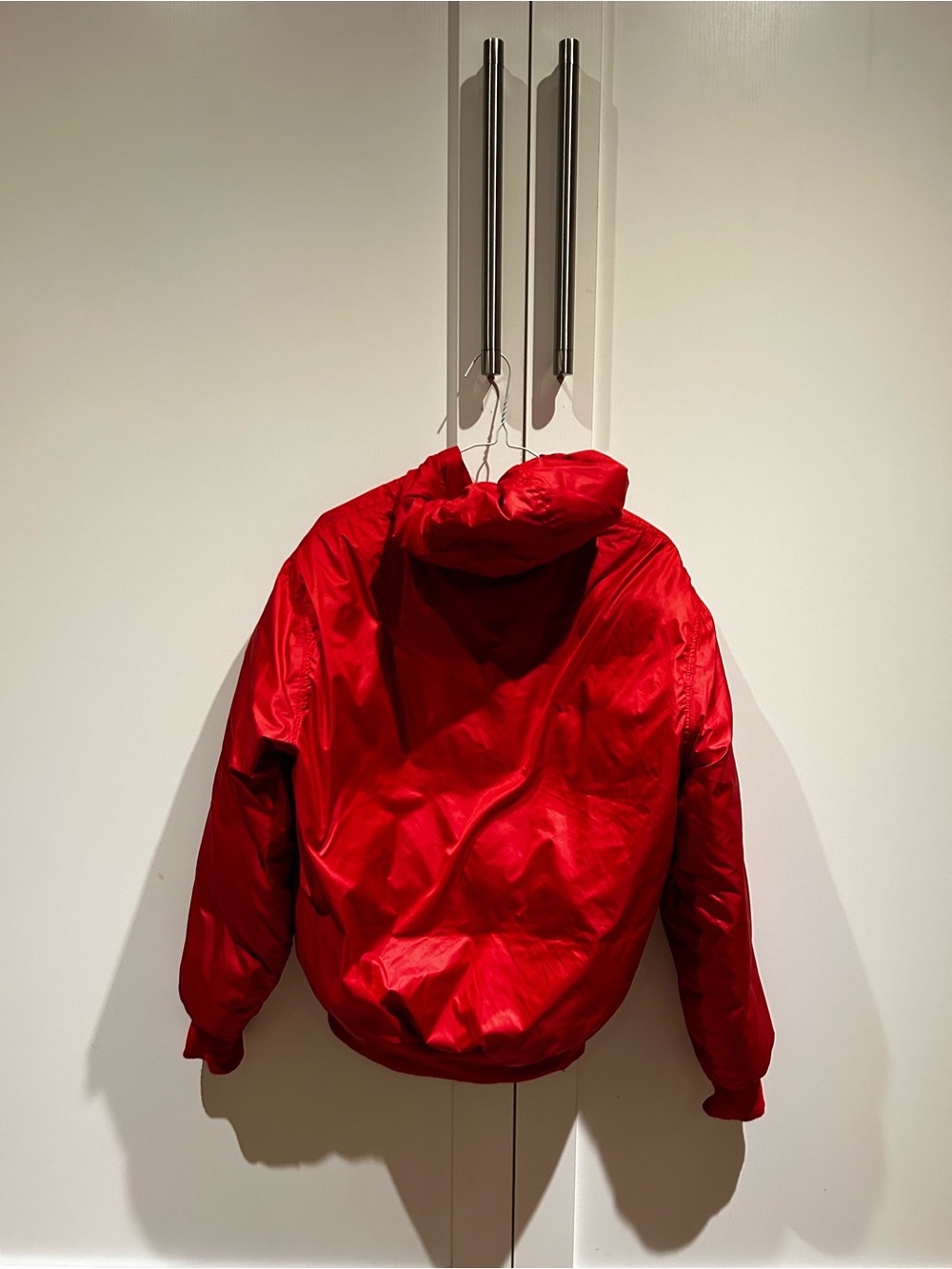 Ralph Lauren Red Hooded Puffer Jacket - Picture 4 of 4